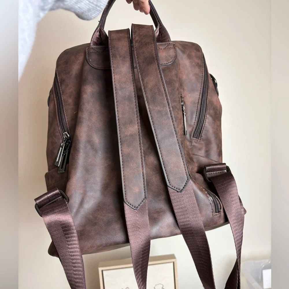 Opage Brown Backpack - Picture 3 of 4